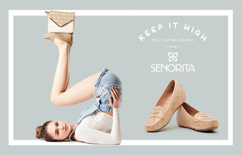 Liberty shoes launches an exclusive collection of height plus ballerinas this summer season to make you accentuate your style statement. Ballerinas with heightened sole are a predilection of every woman.