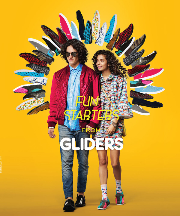 Reinvent your love for colors and designs at an affordable price get your pair of canvas shoes by Gliders
