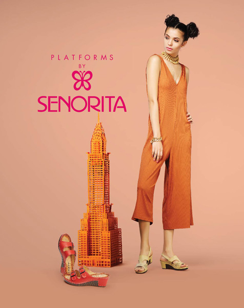 Raise the bar of your style quotient with these fashionable wedges by Senorita.