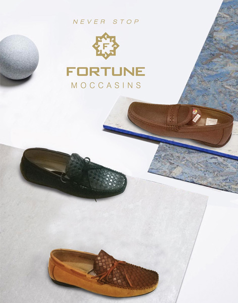 Formal or casual, be a dapper at any ocassion with new moccasin colllection by Fortune