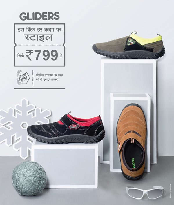 Treasure these winters with the new Hot shot slip on from Gliders by Liberty Footwear